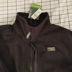 LL Bean Men's Mountain Classic FULL ZIP Windproof Fleece Jacket - New With Tags